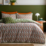 Star Geo 100% Cotton Geometric Duvet Cover Set Natural - Star Geo Duvet Cover Set In Natural 4