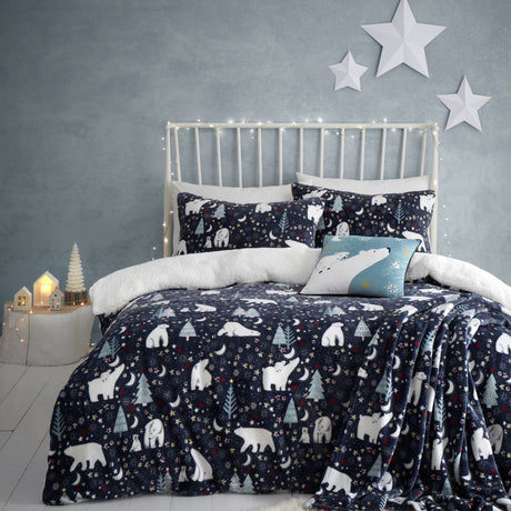 Starry Night Cosy Microfibre Duvet Cover Set