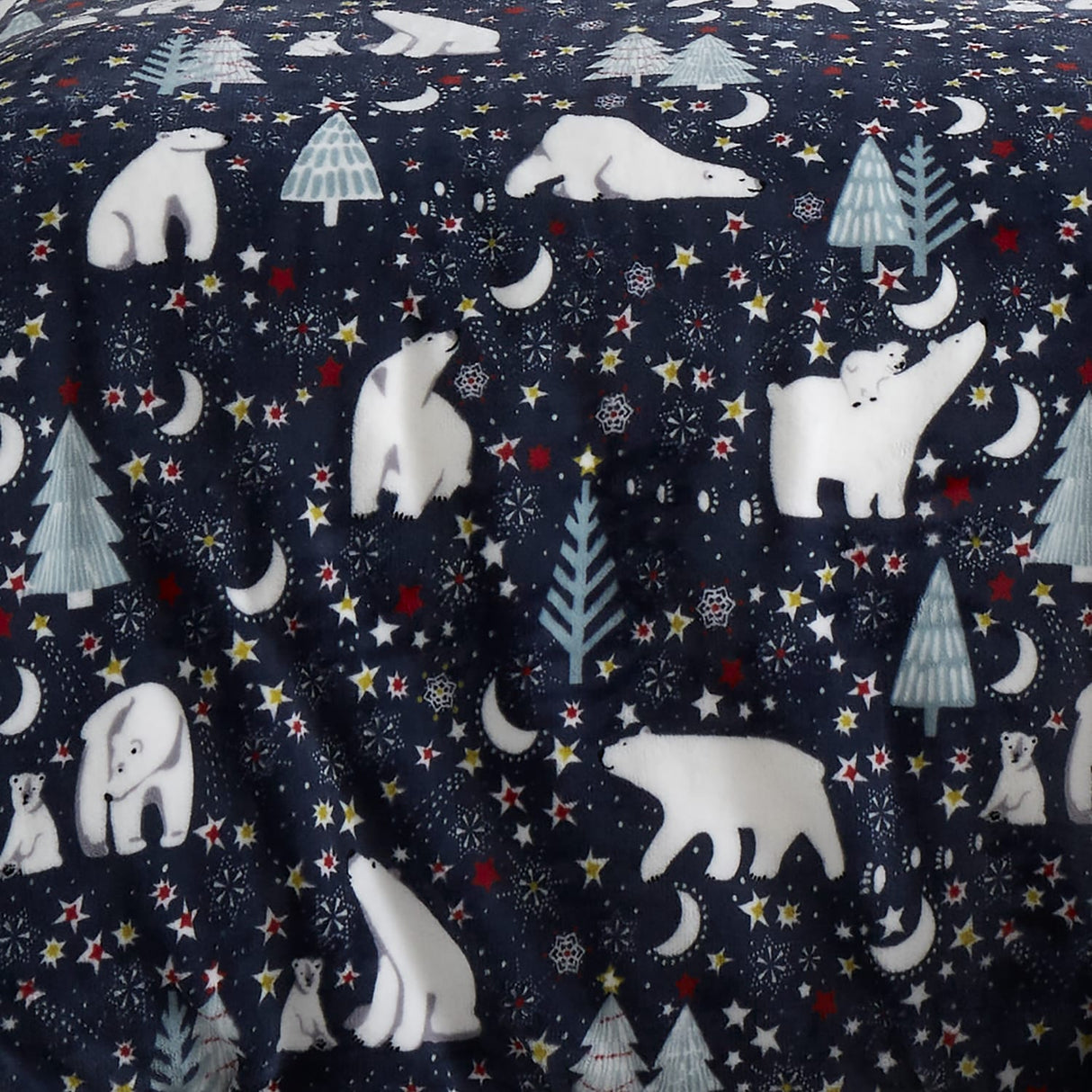 Starry Night Soft Fleece Throw Cosy Warm Blanket