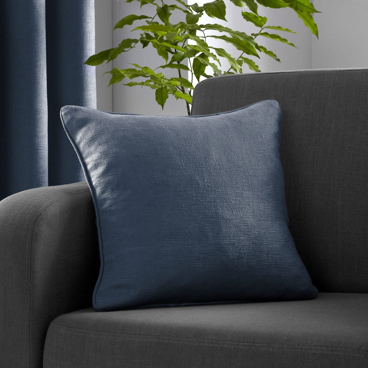 Strata Cushion Cover 43cm x 43cm - Navy