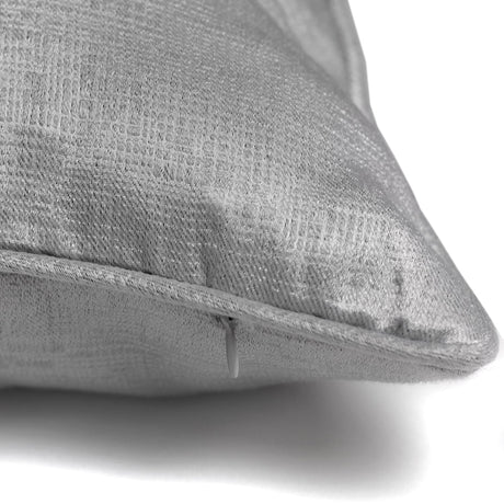 Strata Cushion Cover 43cm x 43cm - Silver - Strata Cushion In Silver 43 X 43Cm 2