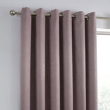 Strata Thermal Dim Out Woven Eyelet Curtains - Blush Light Filtering - Strata Eyelet Curtains In Blush 5