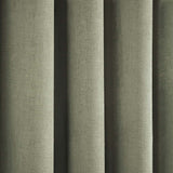 Strata Thermal Dim Out Woven Eyelet Curtains - Green Light Filtering - Strata Eyelet Curtains In Green 4
