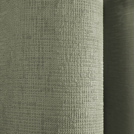 Strata Thermal Dim Out Woven Eyelet Curtains - Green Light Filtering - Strata Eyelet Curtains In Green 5