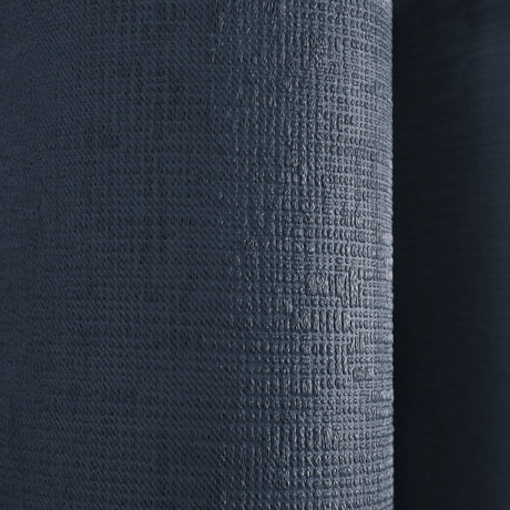 Strata Thermal Dim Out Woven Eyelet Curtains - Navy Light Filtering - Strata Eyelet Curtains In Navy 5