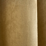 Strata Thermal Dim Out Woven Eyelet Curtains - Ochre Light Filtering - Strata Eyelet Curtains In Ochre 4