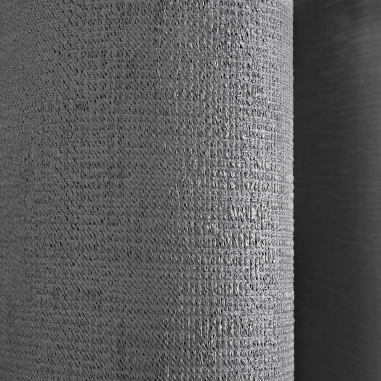 Strata Thermal Dim Out Woven Eyelet Curtains - Silver Light Filtering - Strata Eyelet Curtains In Silver 4