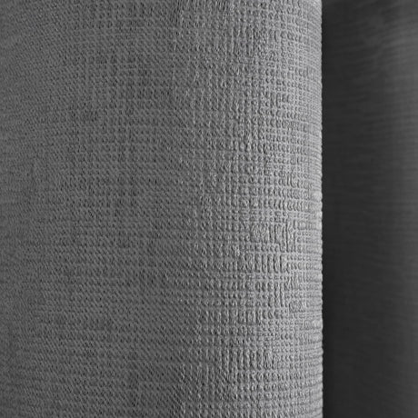 Strata Thermal Dim Out Woven Eyelet Curtains - Silver Light Filtering - Strata Eyelet Curtains In Silver 4
