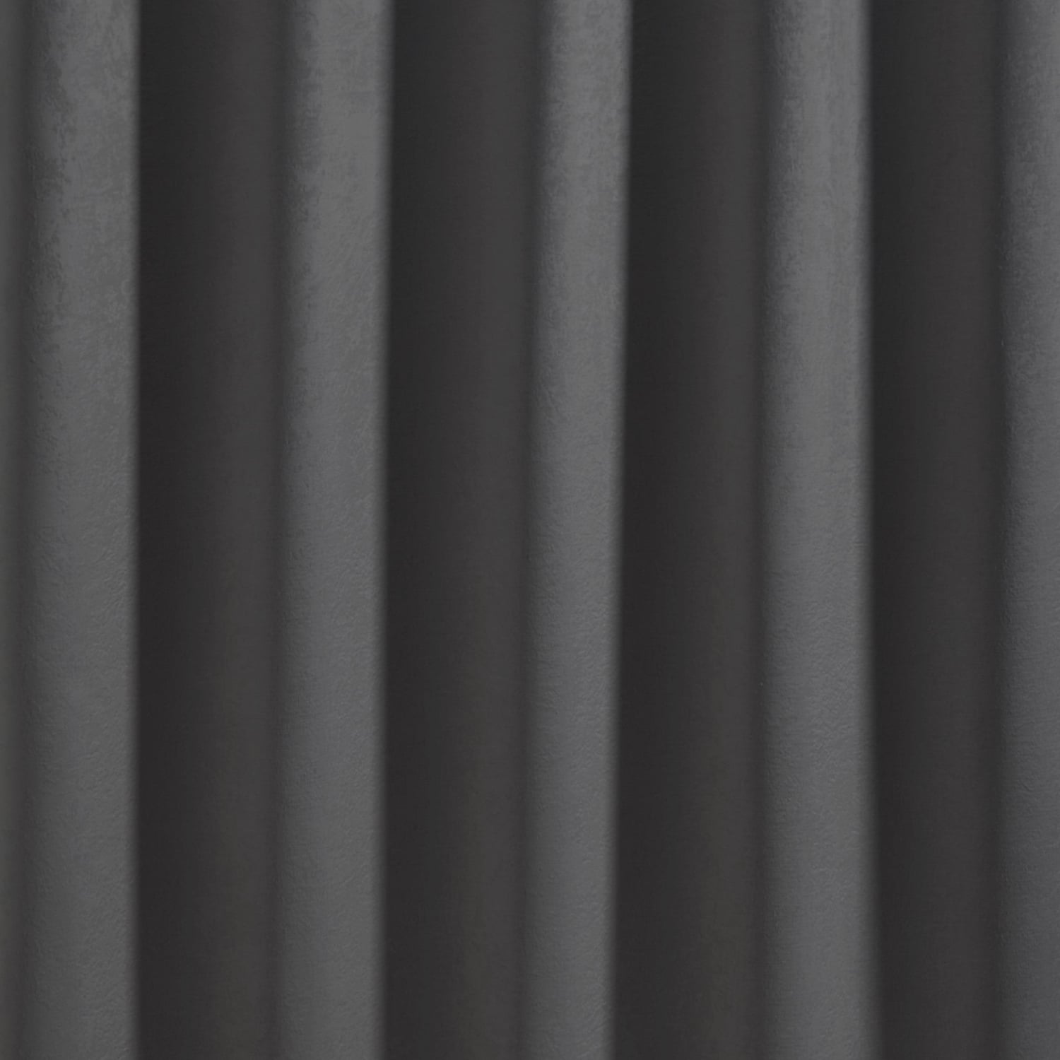 Strata Woven Thermal Door Curtain 66 x 84 Inch - Charcoal Dimout Light Filtering - Strata Eyelet Single Panel Door Curtain In Charcoal 4