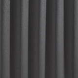 Strata Woven Thermal Door Curtain 66 x 84 Inch - Charcoal Dimout Light Filtering - Strata Eyelet Single Panel Door Curtain In Charcoal 4