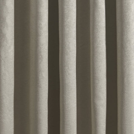 Strata Woven Thermal Door Curtain 66 x 84 Inch - Natural Dimout Light Filtering - Strata Eyelet Single Panel Door Curtain In Natural 4