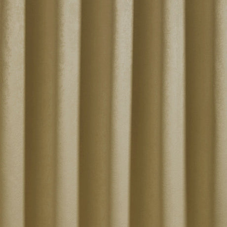 Strata Woven Thermal Door Curtain 66 x 84 Inch - Ochre Dimout Light Filtering - Strata Eyelet Single Panel Door Curtain In Ochre 4