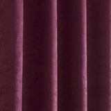 Strata Woven Thermal Door Curtain 66 x 84 Inch - Wine Dimout Light Filtering - Strata Eyelet Single Panel Door Curtain In Wine 3