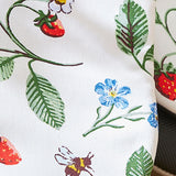 Ulster Weavers Strawberry Patch Cotton Microwave Mitts - Strawberry Patch Microwave Mitts Pair In Green 4