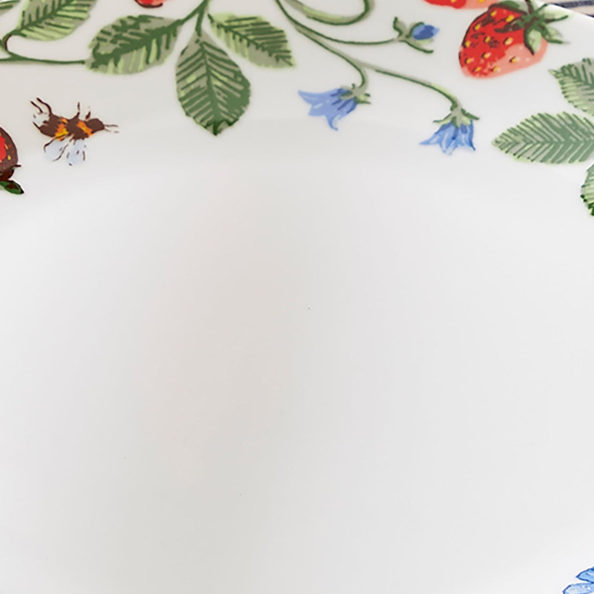 Ulster Weavers Strawberry Patch Porcelain Dinner Plate - Strawberry Patch Porcelain Dinner Plate In Green 4