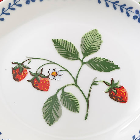 Ulster Weavers Strawberry Patch Porcelain Dinner Plate - Strawberry Patch Porcelain Side Plate In Green 5