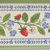 Ulster Weavers Strawberry Patch Large Scatter Tray - Strawberry Patch Small Serving Tray In Green 4