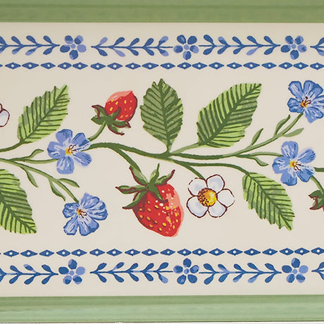 Ulster Weavers Strawberry Patch Large Scatter Tray - Strawberry Patch Small Serving Tray In Green 4