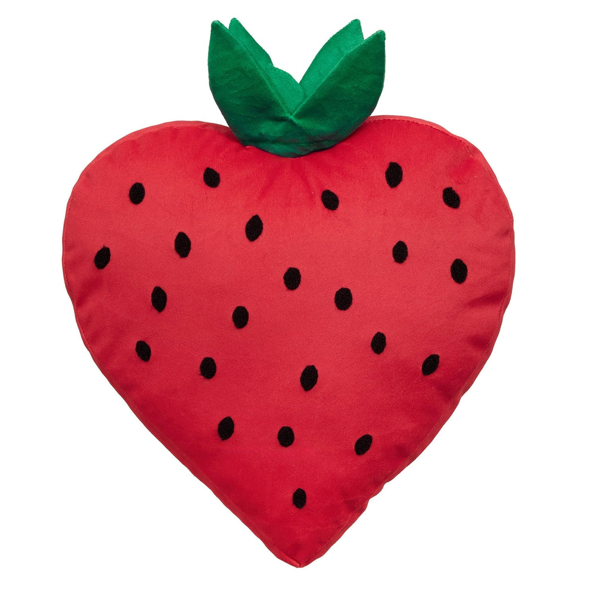 Strawberry Shaped Kids Filled Cushion Red - Strawberry Shaped Cushion In Red 2