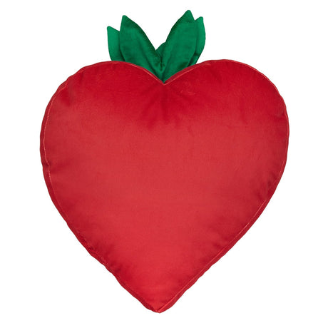 Strawberry Shaped Kids Filled Cushion Red - Strawberry Shaped Cushion In Red 3