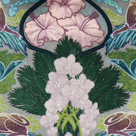 Laurence Llewelyn-Bowen Suburban Jungle Cushion Cover - Suburban Jungle Cushion In Teal 43 X 43Cm 4
