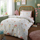 Summer Fairies Kids Pink Fairy Print Polycotton Duvet Cover Set