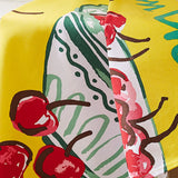 Summer Fruits 100% Cotton Yellow Tea Towel - Summer Fruits Cotton Tea Towel - Mon Cheri 3