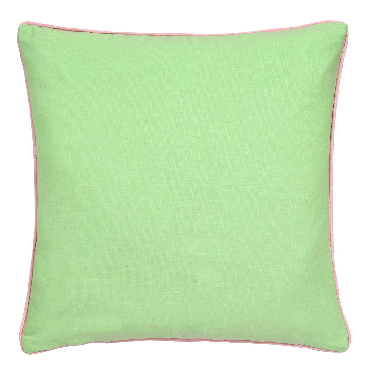 Summer Vibes Embroidered Cotton Filled Cushion - Summer Vibes Slogan Cushion In Multi 43 X 43Cm 3