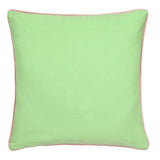 Summer Vibes Embroidered Cotton Filled Cushion - Summer Vibes Slogan Cushion In Multi 43 X 43Cm 3