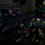 Supersonic Kids Duvet Cover Set Reversible Bedding Single Double Toddler - Supersonic Duvet Cover Set In Blue 2