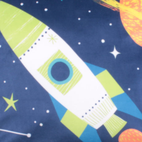 Supersonic Kids Duvet Cover Set Reversible Bedding Single Double Toddler - Supersonic Duvet Cover Set In Blue 4