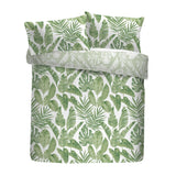 Tahiti Duvet Cover Set in Green - Double