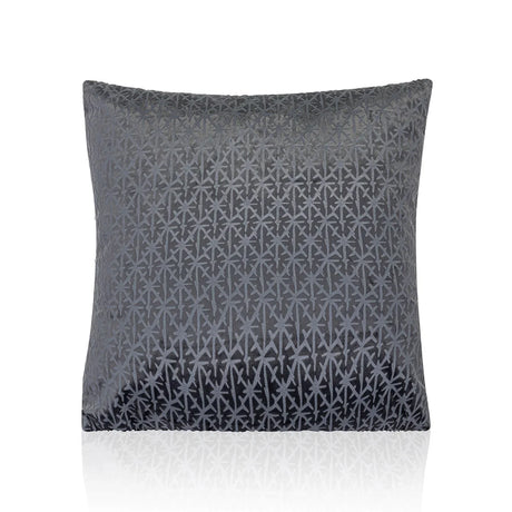 Alan Symonds Temple Velvet Cushion Cover 18" x 18" in Charcoal