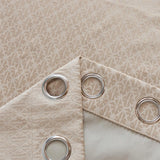 Alan Symonds Temple Velvet Blackout Eyelet Ring Top Curtains in Latte - Image 6