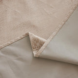 Alan Symonds Temple Velvet Blackout Eyelet Ring Top Curtains in Latte - Image 7