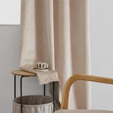 Alan Symonds Temple Velvet Blackout Eyelet Ring Top Curtains in Latte - Image 8