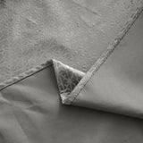 Alan Symonds Temple Velvet Blackout Eyelet Ring Top Curtains in Silver - Image 2