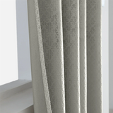 Alan Symonds Temple Velvet Blackout Eyelet Ring Top Curtains in Silver - Image 10