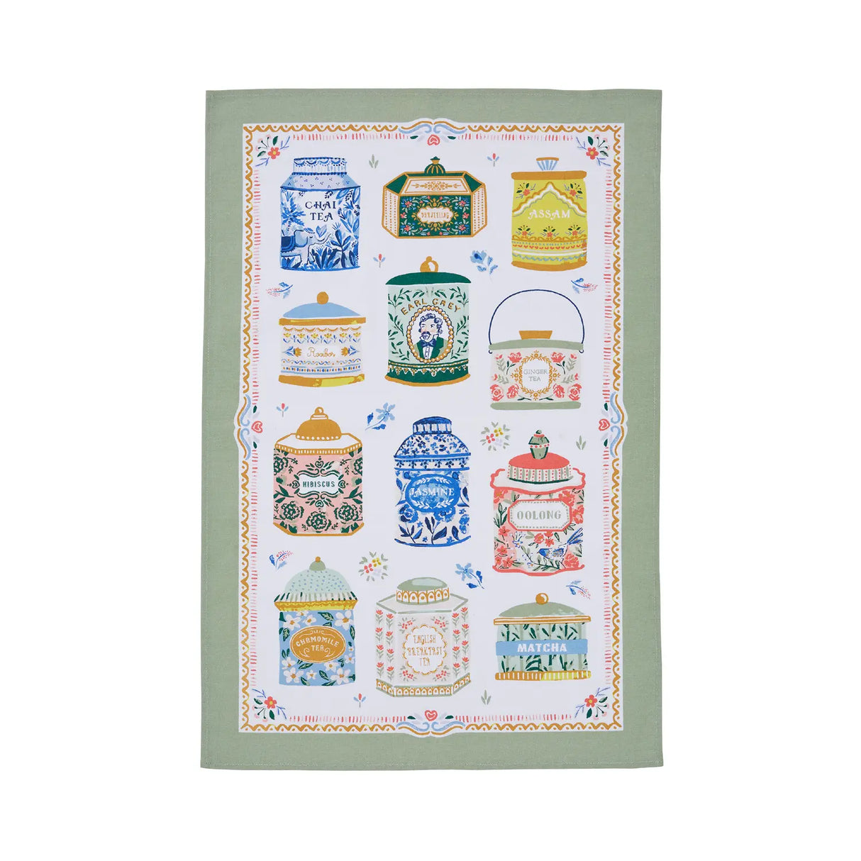 Tea Tins Kitchen Collection by Ulster Weavers