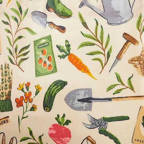 Time to Grow Canvas Shoulder Bag in Green