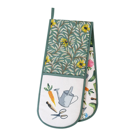 Time to Grow Double Oven Glove in Green