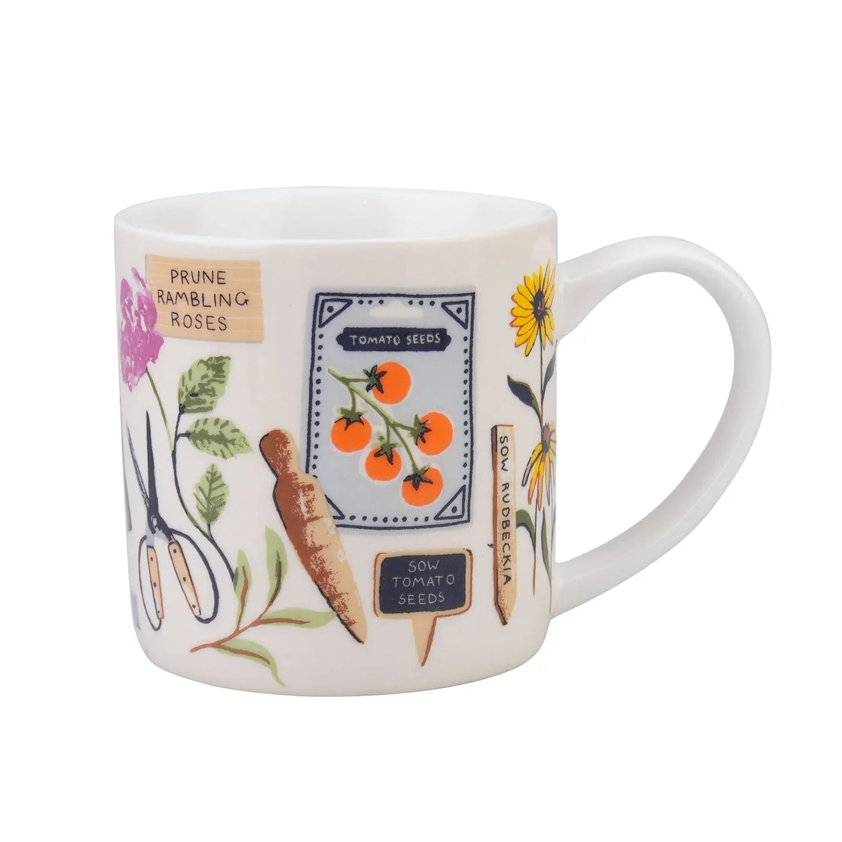 Time to Grow Bone China Mug in Green