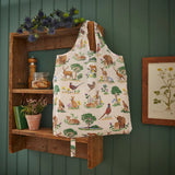 Thistlewood Foldable Tote Bag Medium in Green