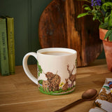 Thistlewood Bone China Mug in Green