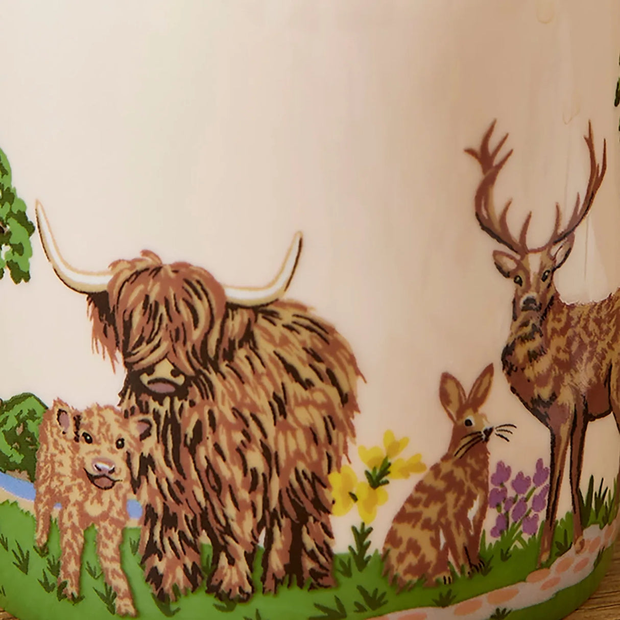 Thistlewood Bone China Mug in Green