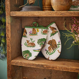 Thistlewood Microwave Mitts Pair in Green