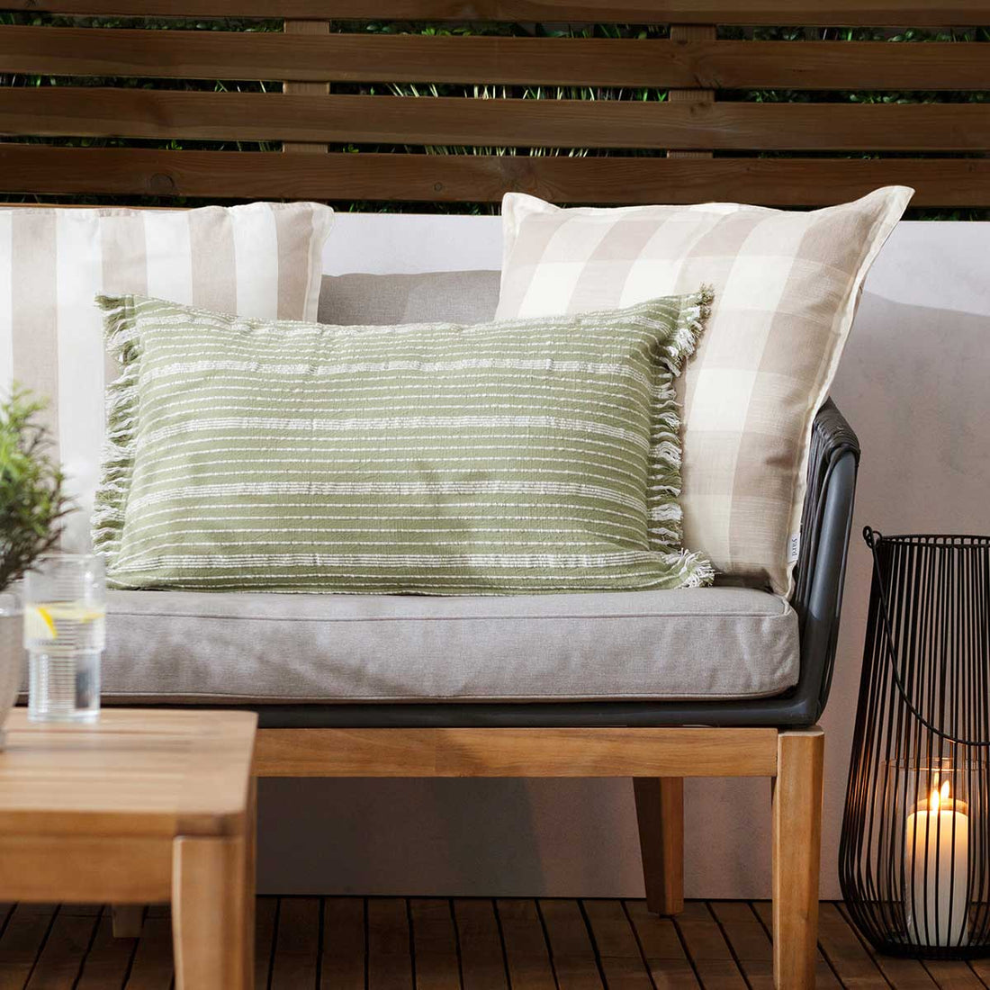 Tide Outdoor Cushion Cover or Filled Cushion 40cm x 60cm