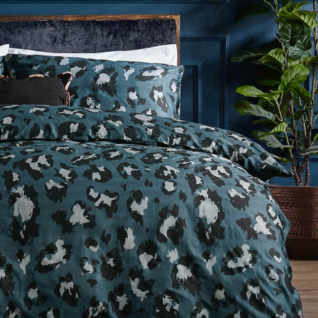 True Leopard Duvet Cover Set by furn.