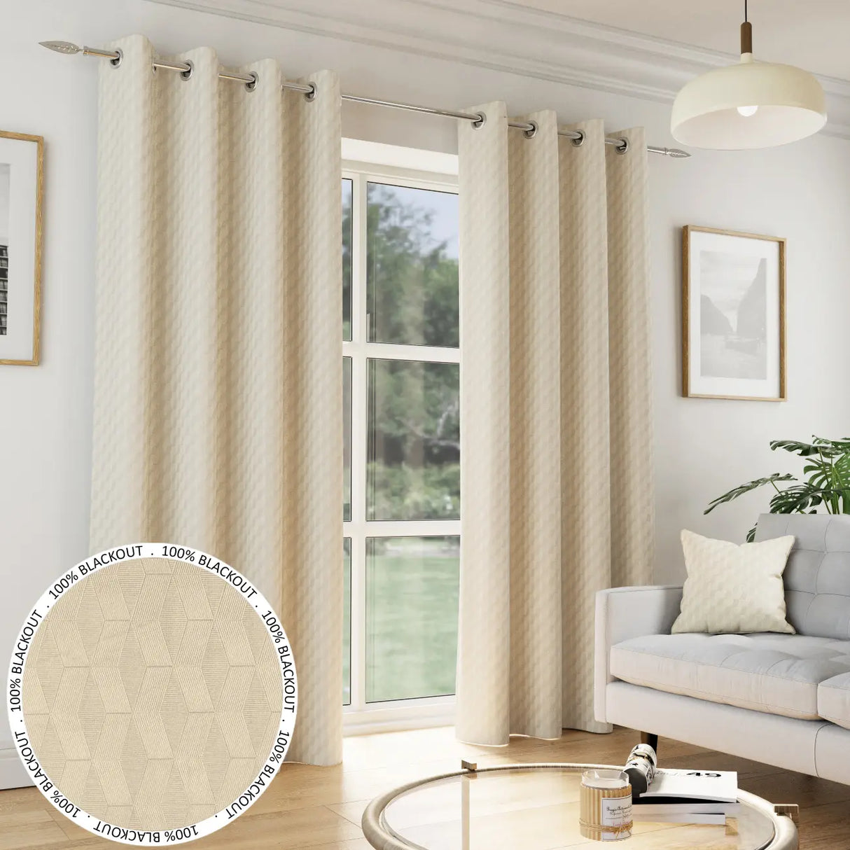 Tokyo Eyelet Curtains by Enhanced Living