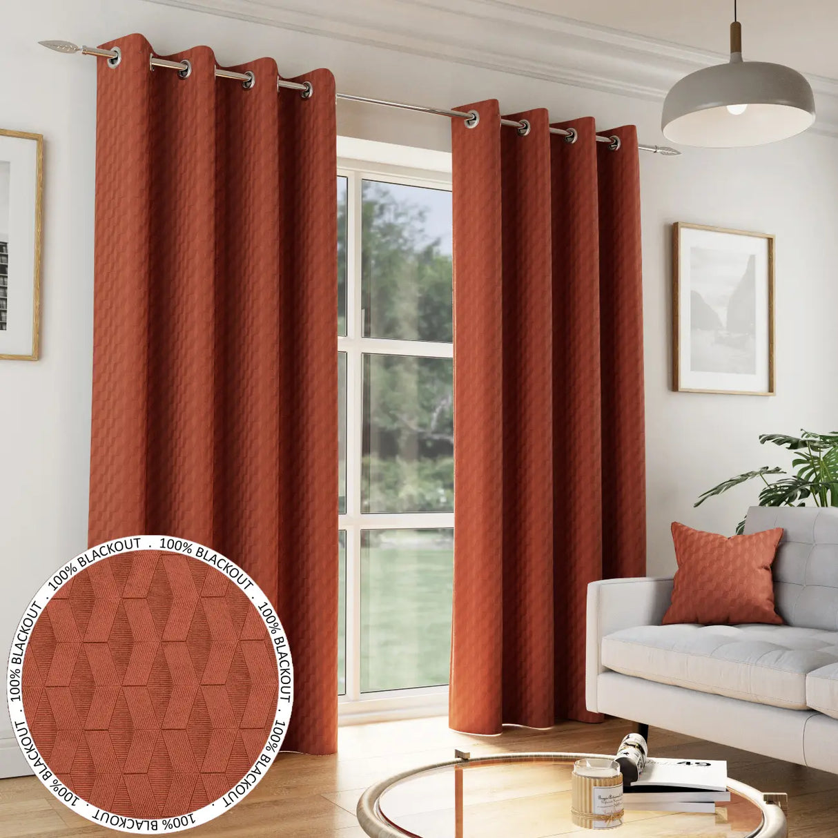 Tokyo Eyelet Curtains by Enhanced Living